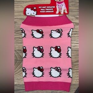 Hello Kitty Pink pet sweater size small new